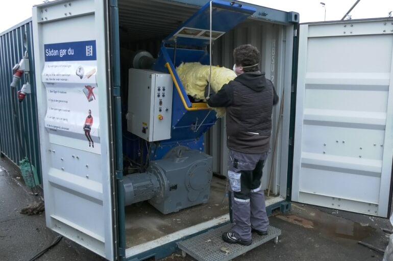 Maskine kan sikre genanvendelse af tusindvis af tons isolering