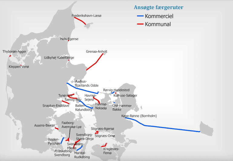Kommunale færgeruter viser stor interesse for støttepulje til klimavenlig sejlads