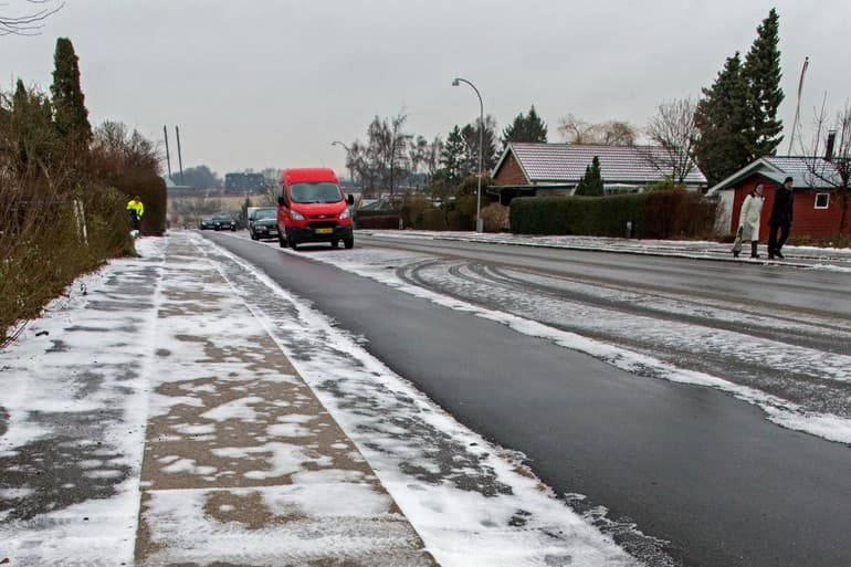 Aarhus vil sende sms’er om frost til cyklister