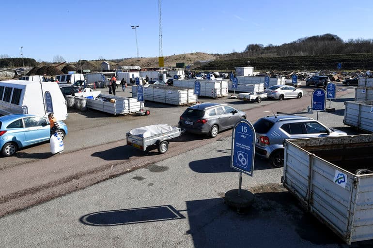 Snævert nej i Rebild til trailer-kontrol på genbrugsplads