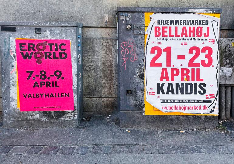 Vejle kæmper ligesom Aarhus med ulovlige sexmesse-plakater