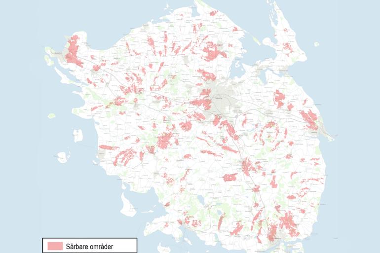 Kortlægning af drikkevandsområder udbredes fra Fyn til resten af landet