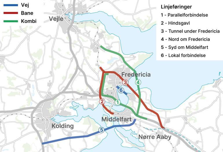 Trekantskommuner er kritiske overfor forslag til ny Lillebæltsforbindelse
