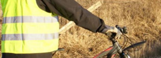 Vandløbstilsyn - nu på cykel og i gul vest