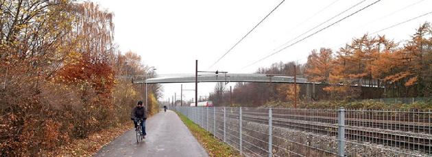 Mere cykelsti til Vestvoldsruten