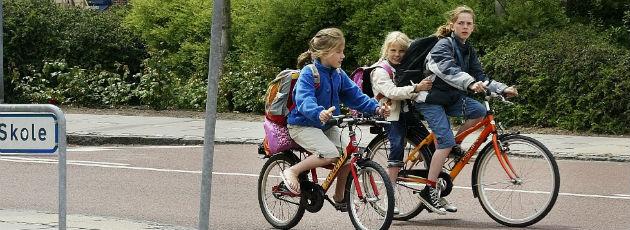 Skolelukninger udfordrer børnecyklisterne 