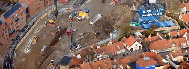 Odenses nye bydel i midtbyen tager form