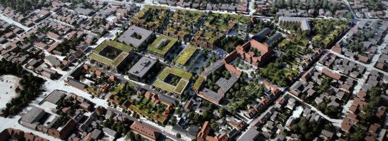 Hernings plan for rømmet sygehus: Central bydel med grønne lommer