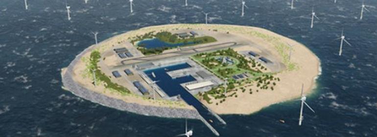 Tre lande sammen om vindmølle-ø i Nordsøen