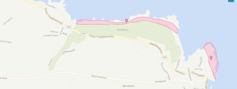 Findes der mon strandtudser ved Svaneke? Og hvor bor ræven?