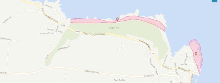 Findes der mon strandtudser ved Svaneke? Og hvor bor ræven?