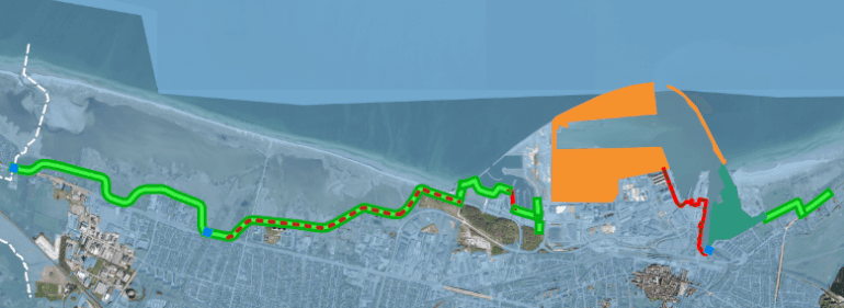 Køge beskytter hele sin 11 kilometer lange kystlinje