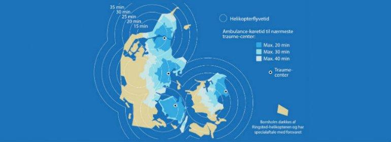 Regionerne vil flytte to jyske baser til akutlæge-helikoptere