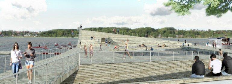 Stort set ubrugt bypark skal inddrages i søtorv med søbad i Skanderborg