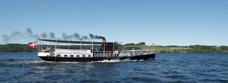 Betonklodser skal redde Silkeborg fra lav vandstand