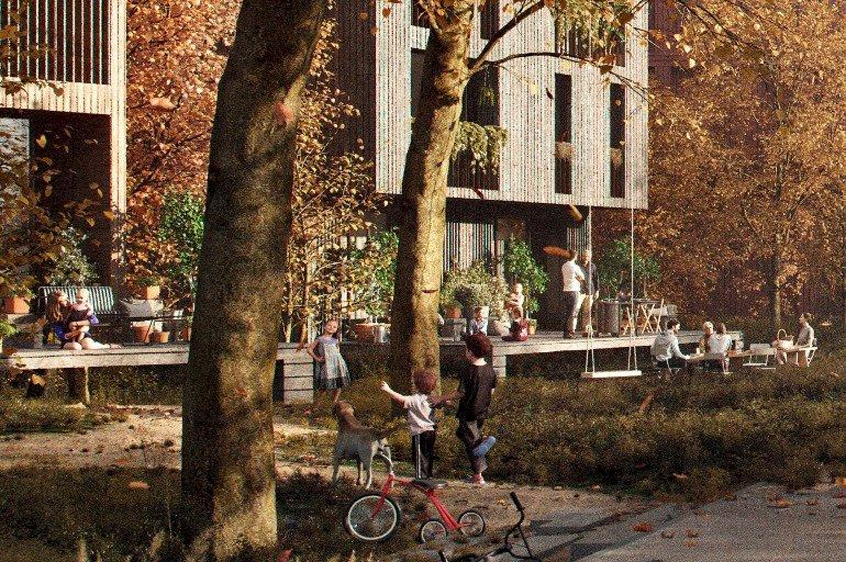 Københavns første bydel i træ vinder arkitekturpris